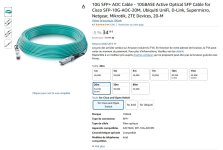 10Gtek cable AOC active optical 20m 10Gb SFP+ 00.JPG